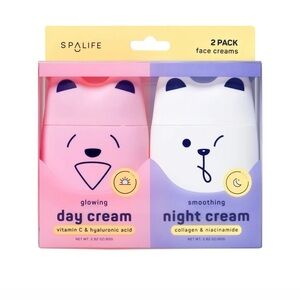 Spalife Glowing + smoothing day & night cream duo